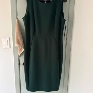Calvin Klein Dark Green Midi Dress